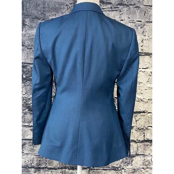 Jessica Altman Womens Blazer Gray Wool Blend Office Career Single Button‎ Lined - Picture 9 of 10